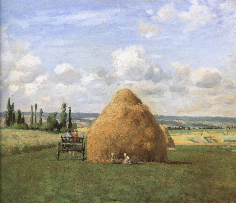 Camille Pissarro Buy Haystack oil painting image